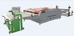 Laminovací stroj s plochou posteľou z obuvi